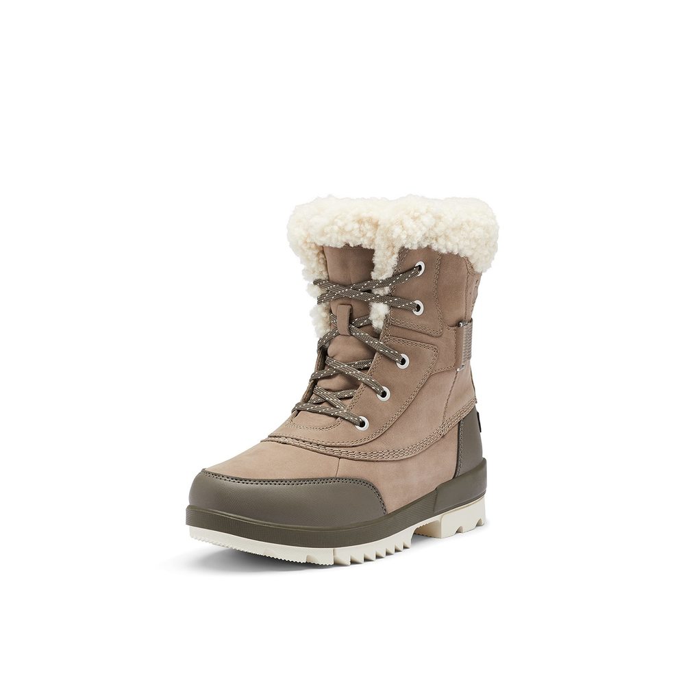 SOREL TIVOLI IV PARC WATERPROOF WOMEN'S BOOTS - OMEGA TAUPE, MAJOR - SIZE 7